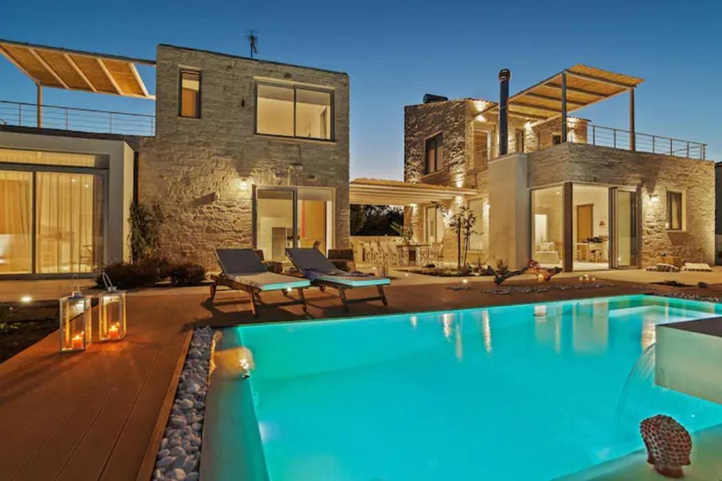 Villa Annassa Almyrida Almirida エクステリア 写真